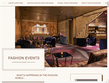 Tablet Screenshot of fashionavenuenews.com